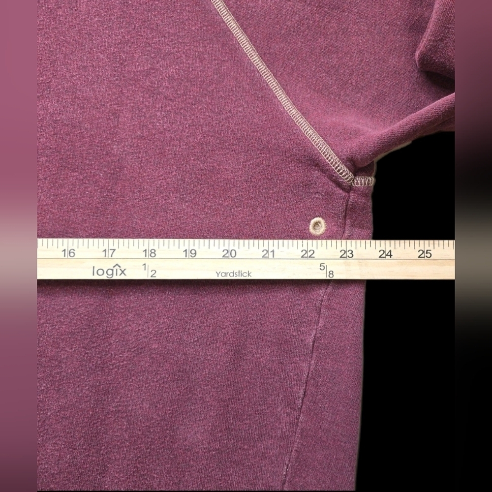 Burberry London Men’s L Burgundy Crewneck Sweatshirt - Picture 5 of 11